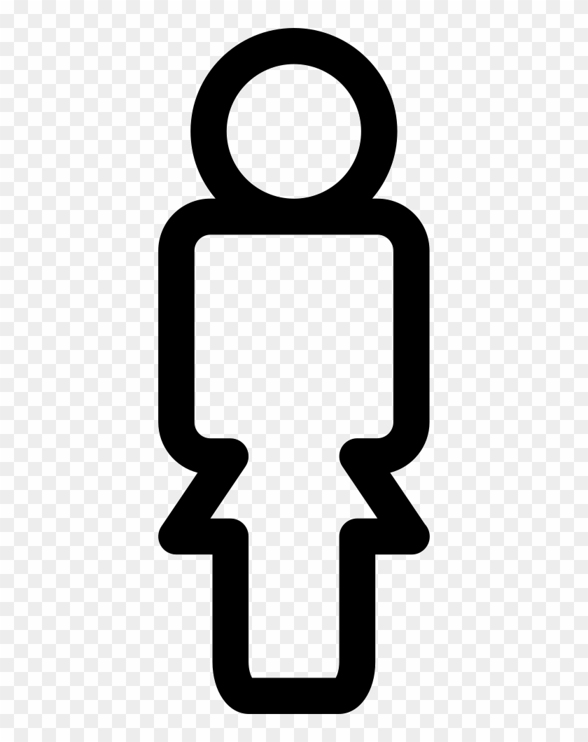 Woman Standing Comments Clipart #184601