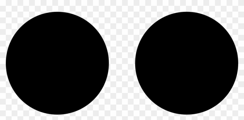 Png File Svg - Two Black Circles Png Clipart #184734