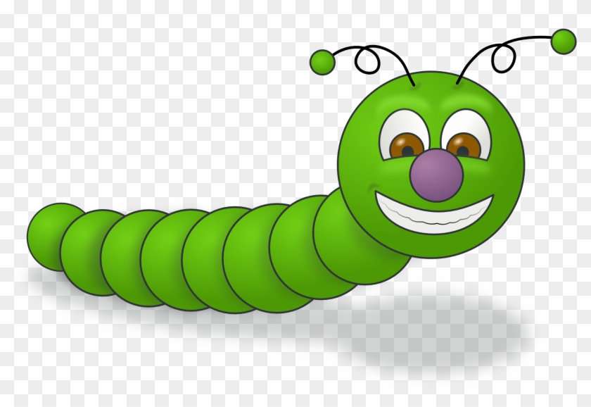 Caterpillar Creep - Worm Clip Art - Png Download #184736