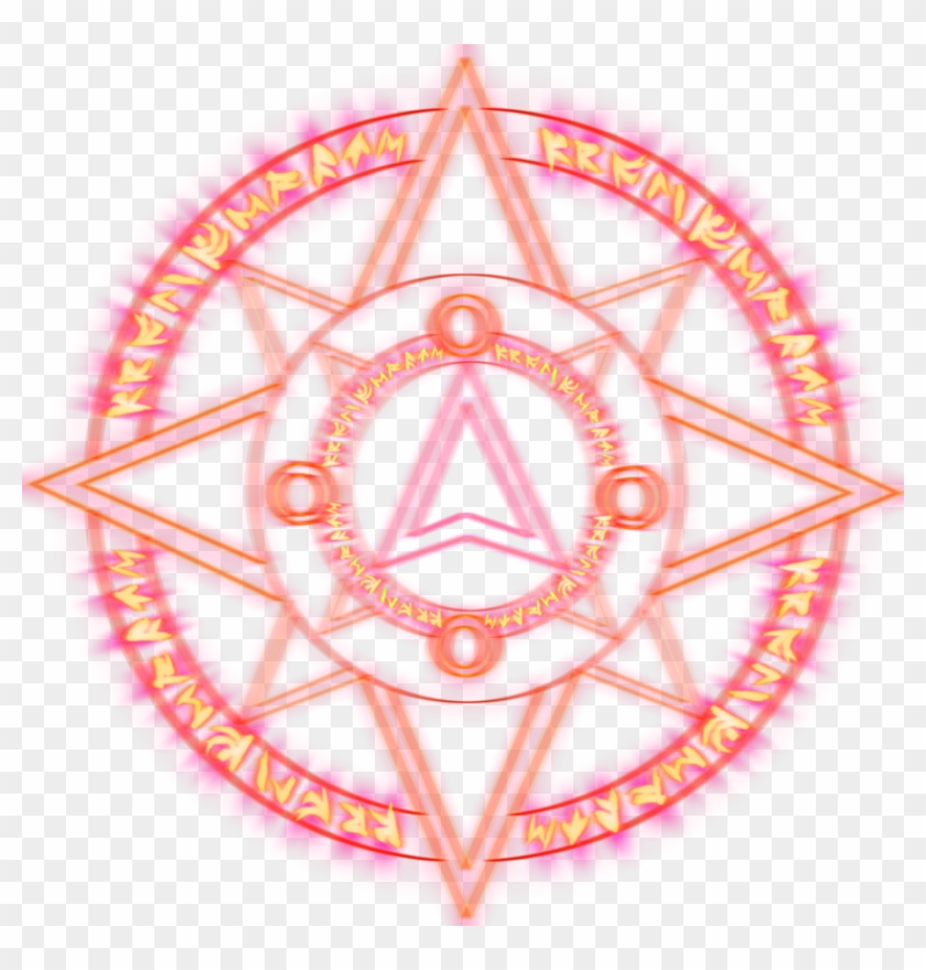 Magic Circle Png - Magic Circle Anime Transparent Clipart