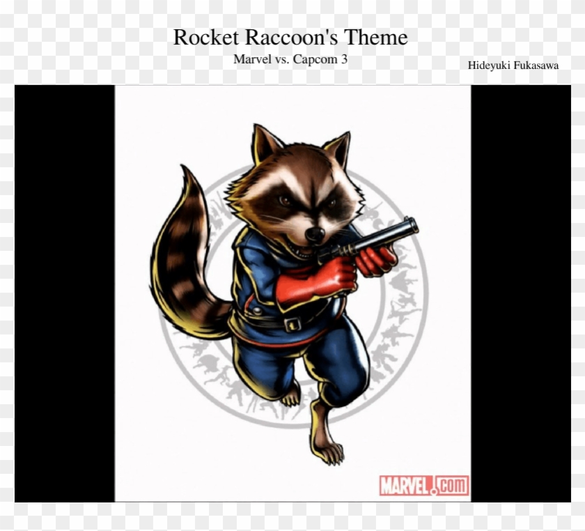 Rocket Raccoon's Theme - Rocket Marvel Vs Capcom 3 Clipart