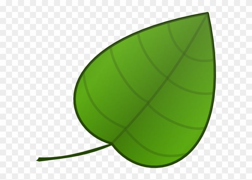 Tropical Leaf Template Clipart - Leaf Simple - Png Download #184958