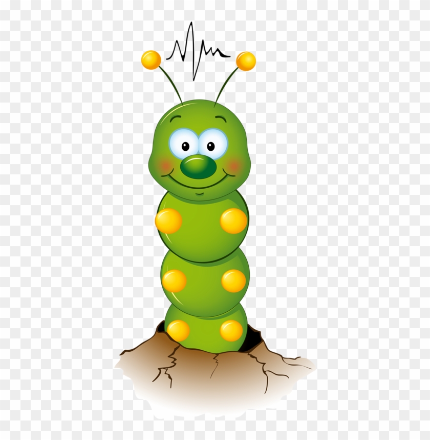 Фотки Clipart, Cartoon Drawings, Caterpillar, Painted - Clipart Bunte Raupe - Png Download #185012