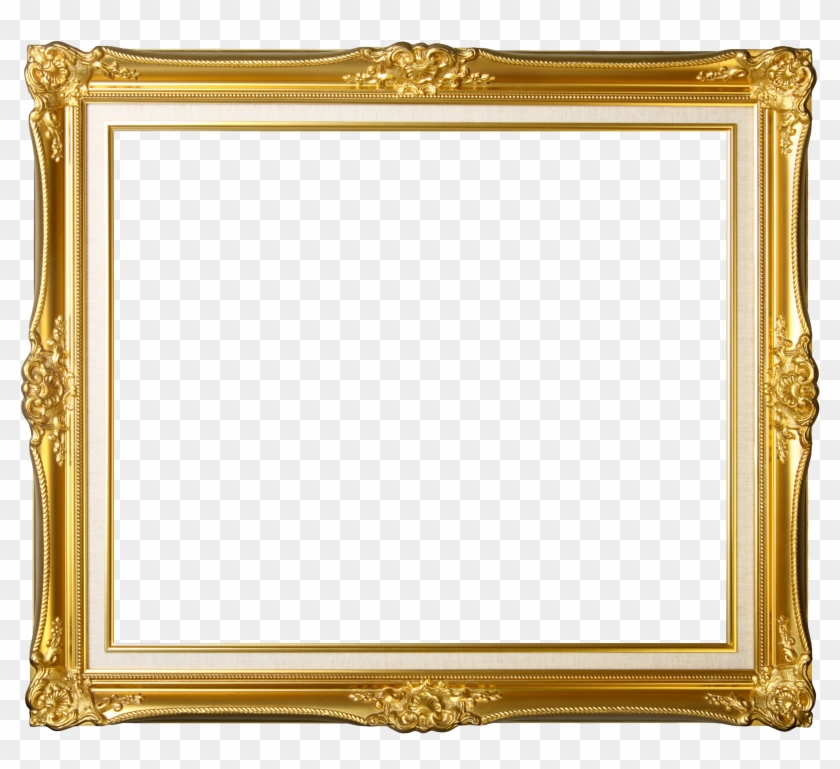 Gold Frame Transparent Png Image - Vintage Gold Photo Frames Clipart #185071