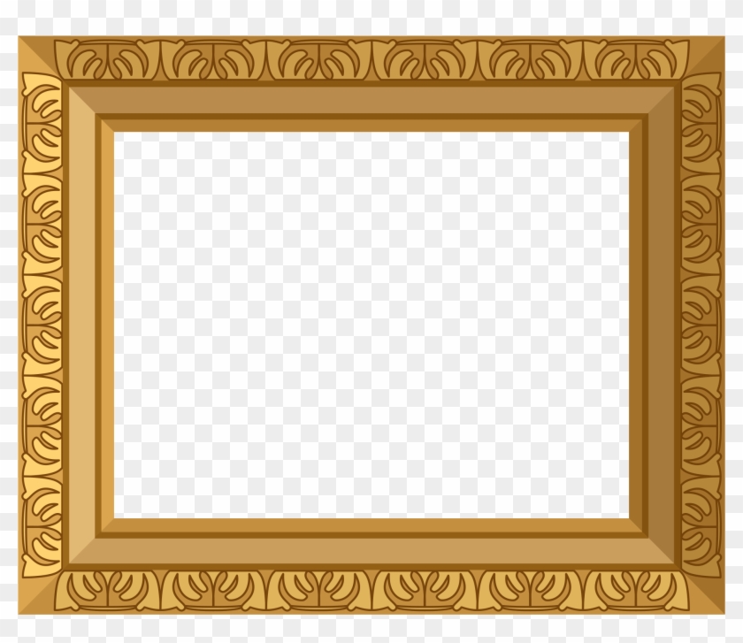 Golden Frame Png Free Download1 - Golden Photo Frame Png Clipart #185179