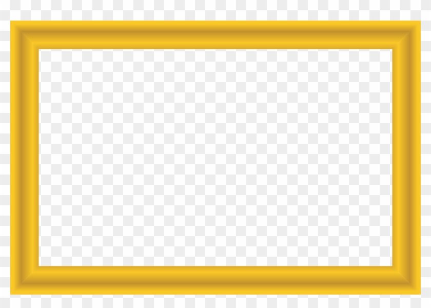 Gold Frame Png Free Download - Picture Frame Clipart #185243