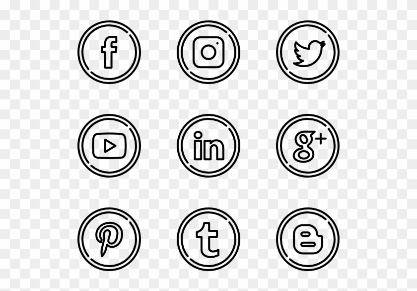 Social Circles - Play Music Icon Png Clipart