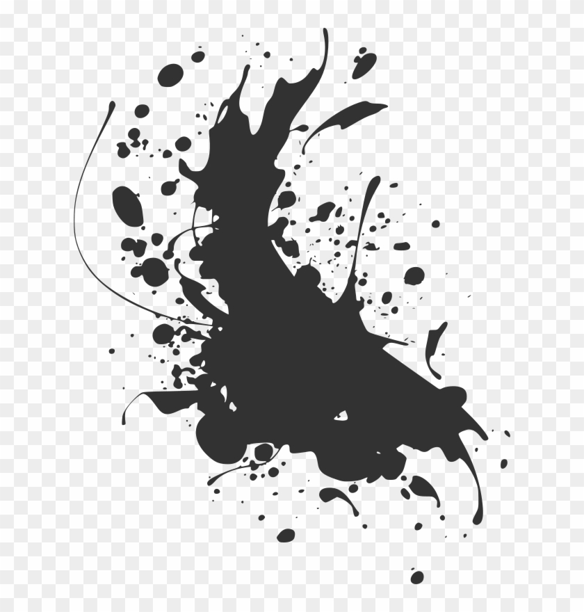 Stain Png - Splash Png Black Clipart