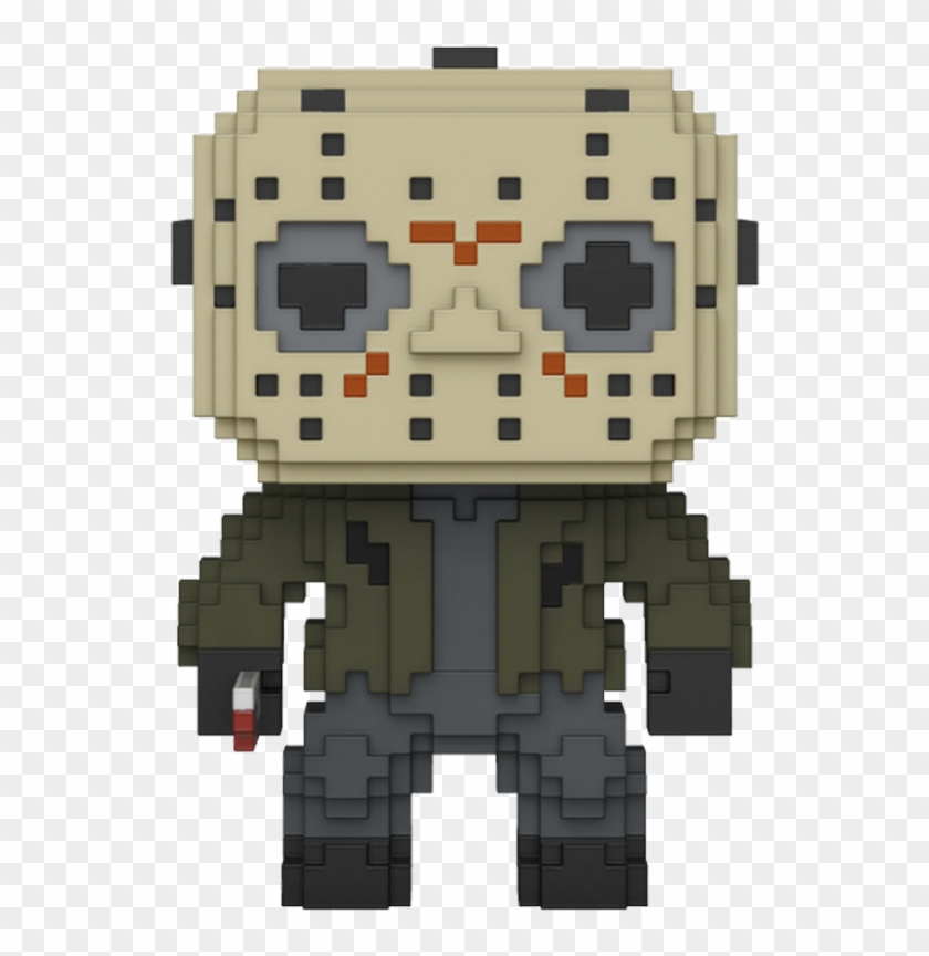 Friday The 13th - 8 Bit Jason Pop Clipart