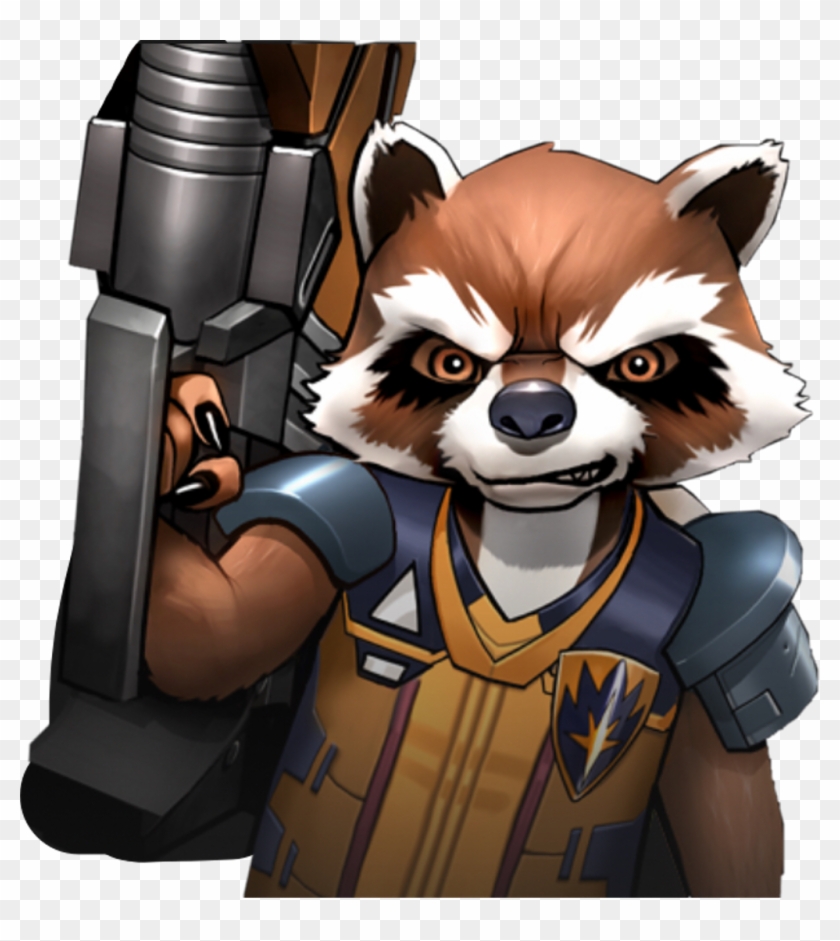 Rocket Sticker - Rocket Raccoon Clipart