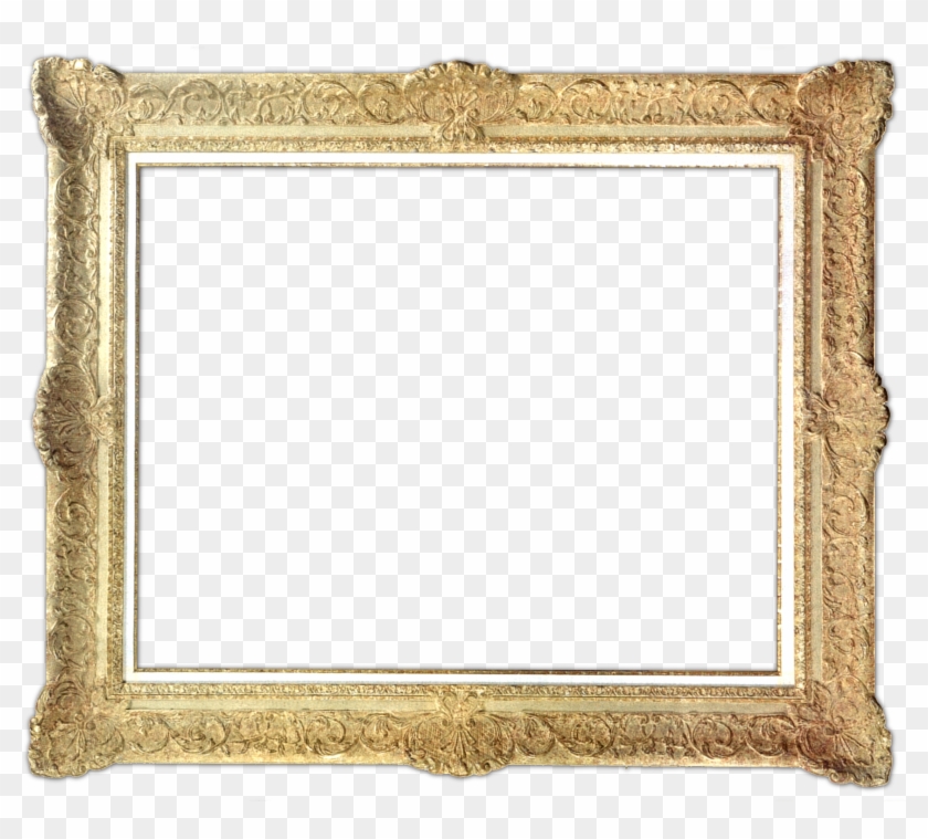 Golden Frame Png Background Image - Transparent Background Gold Picture Frame Png Clipart