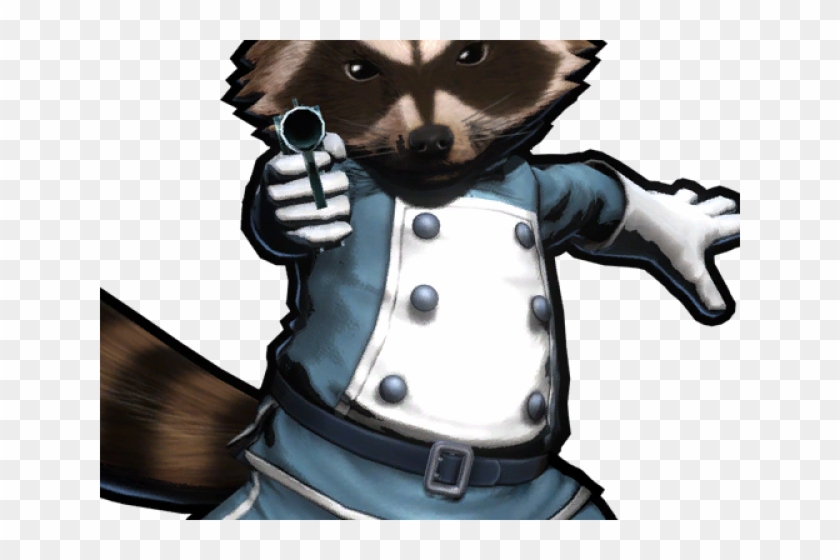 Rocket Raccoon Clipart Umvc3 - Chris Pratt And Rocket Raccoon - Png Download #185762