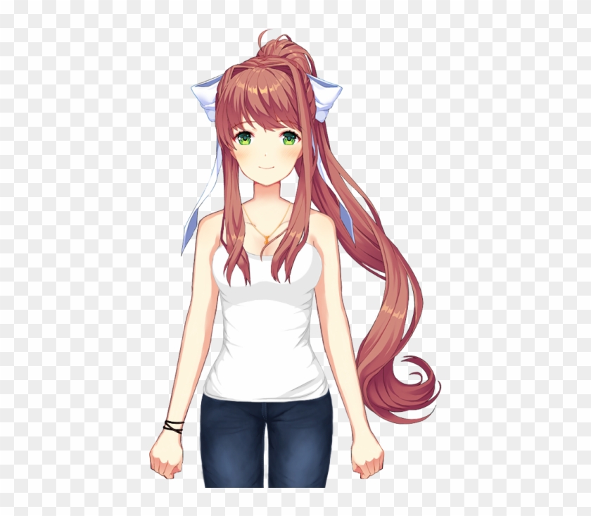 ##ddlc #doki-doki Luterature Club ##monikassshit #sayori - Monika Ddlc Sprites Clipart