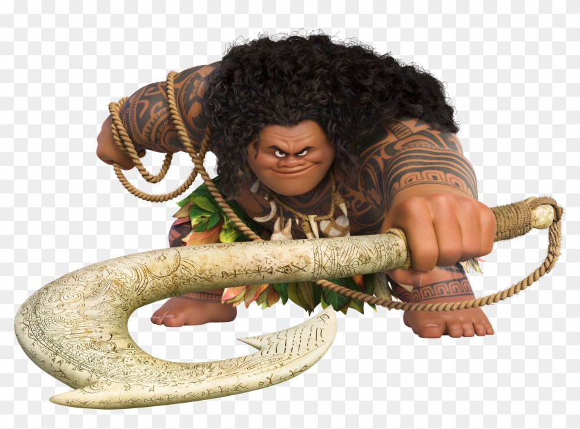 Maui Moana Disney Large Transparent Png Image Clipart Pikpng