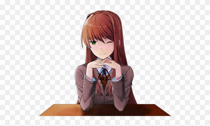 ##ddlc #doki-doki Luterature Club ##monikassshit #sayori - Just Monika After Story Clipart #185903