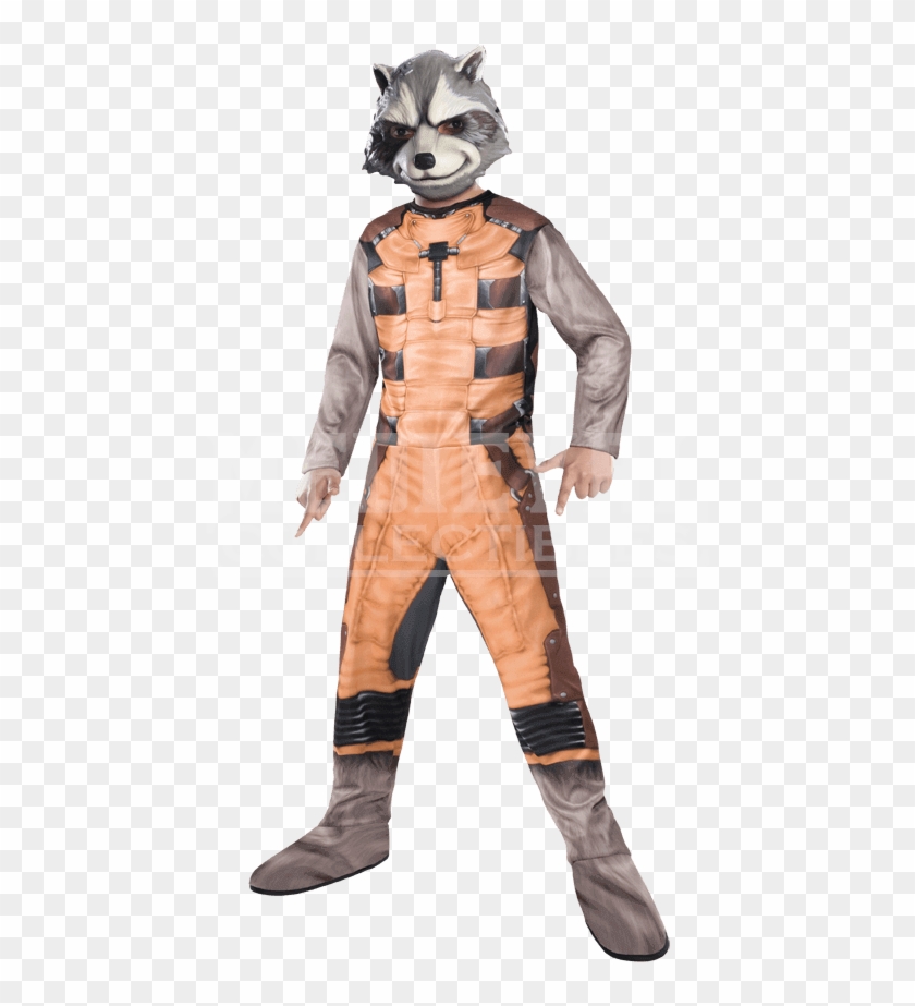 Kids Rocket Raccoon Costume - Disfraz De Guardianes De La Galaxia Clipart #185947