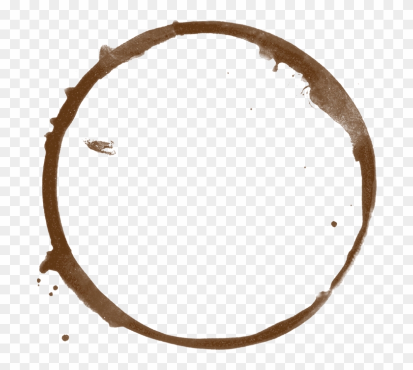Coffee Stain Png - Coffee Cup Stain Black And White Clipart