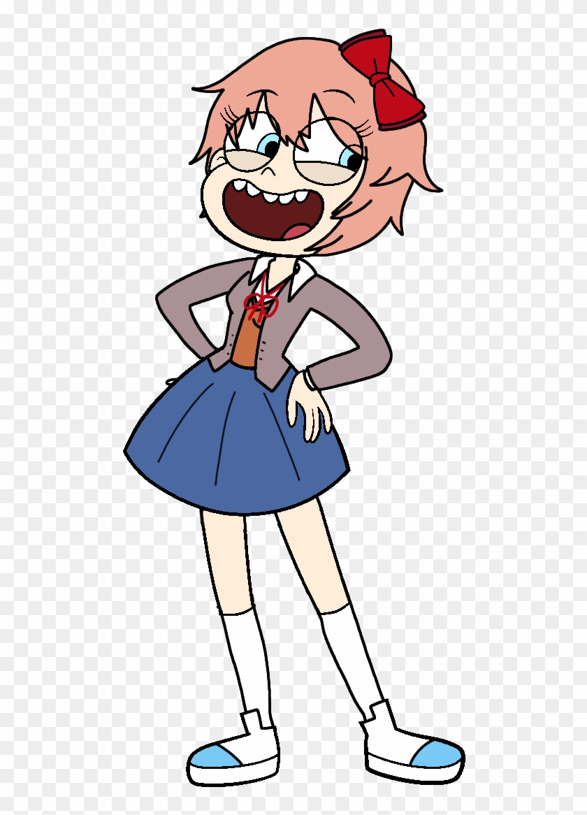Transparent Stock Sayori In Style Of Star Vs The - Star Vs Forces Of Evil Style Clipart