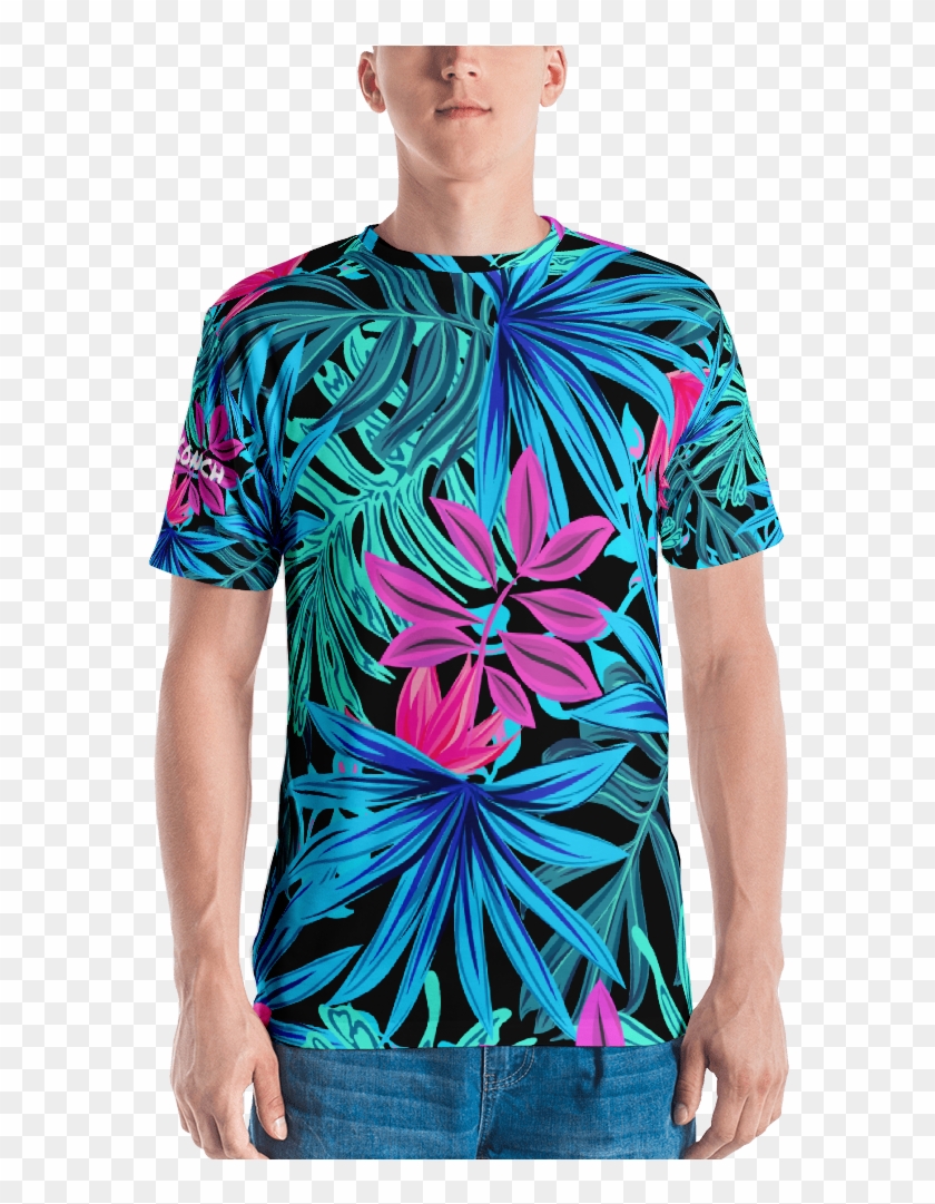 Men's Tropical Leaf Printed - Rhodesian Bush Camo T Shirt Clipart #186109