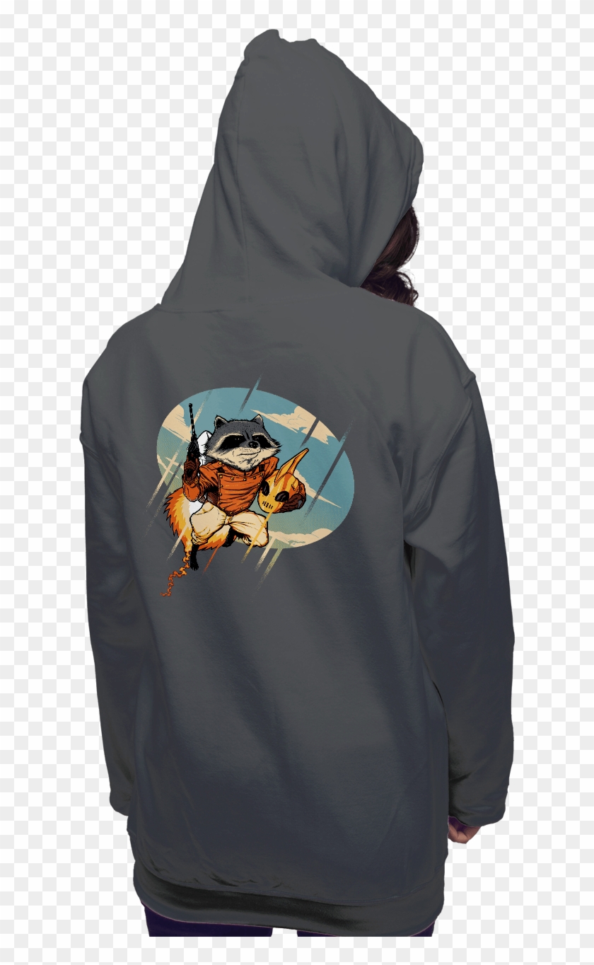 Rocket Raccoon A Teer - Hoodie Clipart