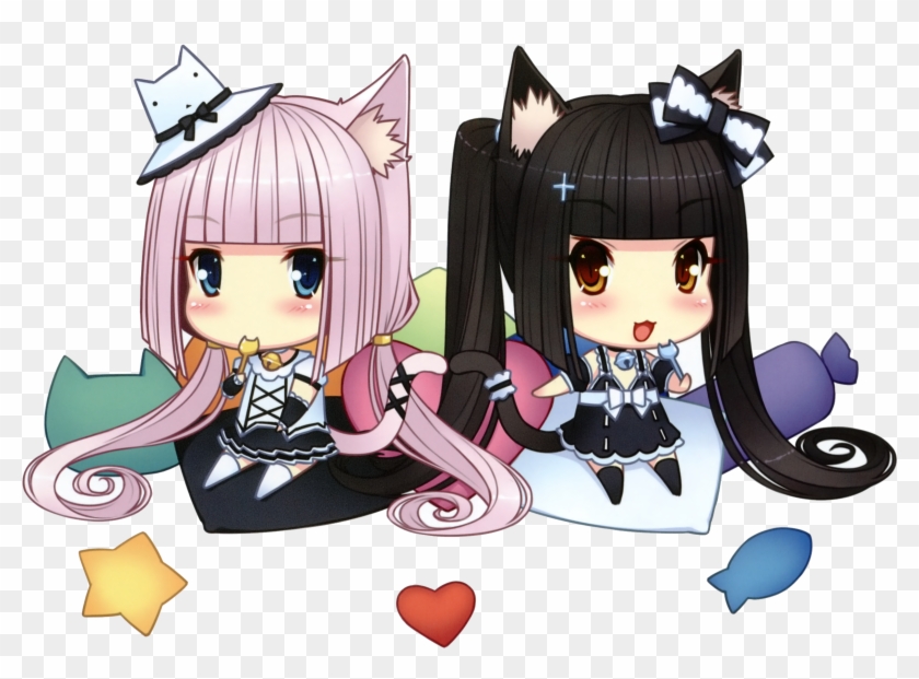 Sayori Chocolat Vanilla Animal Ears Nekomimi Transparent - Neko Paradise Clipart