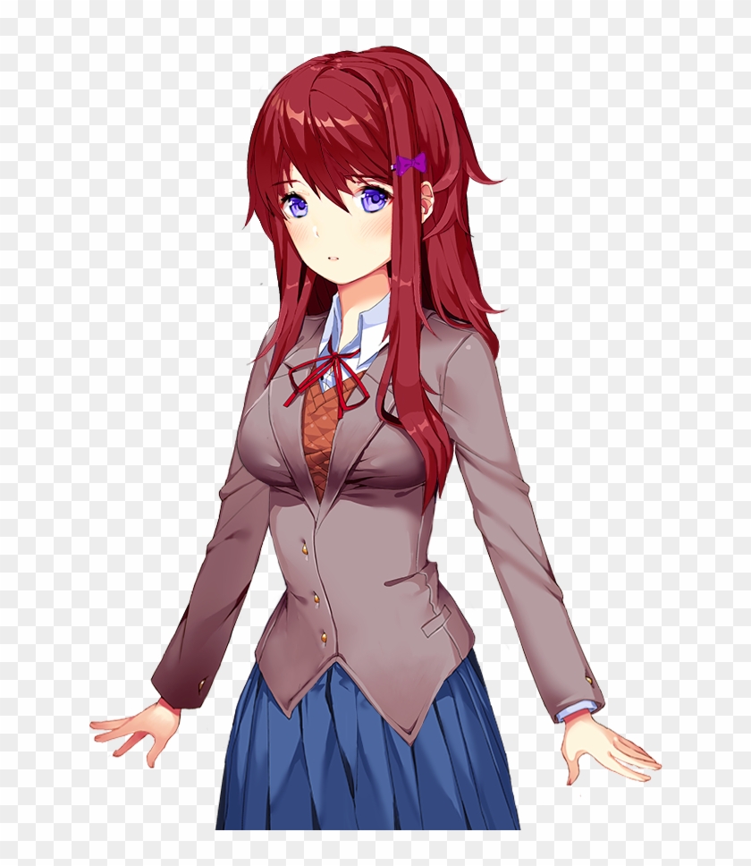 The Next Fusion Sayuri Is Here Ddlc - Doki Doki Literature Club Sayori Png Clipart