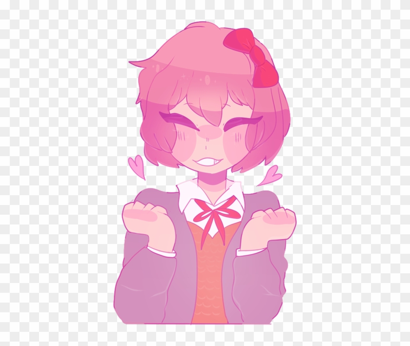 I Sure Do Love This Game Abt Cute Anime Girls - Sayori Ddlc Cute Fanart Clipart