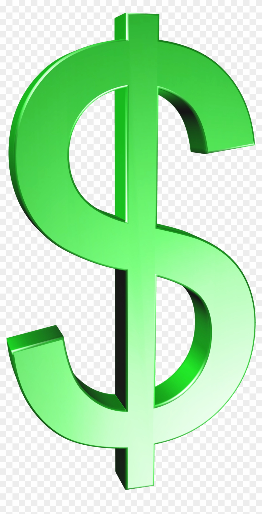 Green Dollar Sign Png Image Dollar Sign - Green Dollar Sign Png Clipart #186339