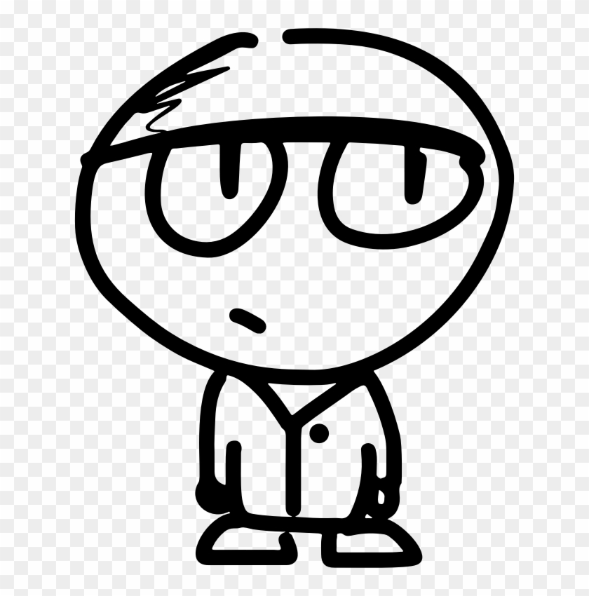 Medium Image - Doodle Of A Boy Clipart #186545