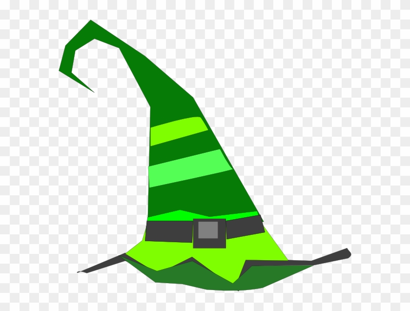Green Witch Hat Clip Art - Halloween Witch Hats Clipart - Png Download