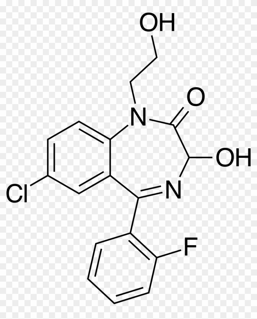 File - Doxefazepam - Svg - Hydroxyphenylglycine Clipart