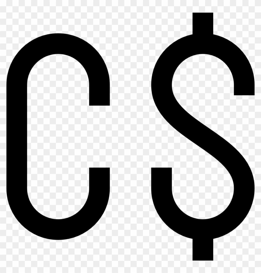 Australian Currency Symbol - Canadian Dollar Sign Clipart #187360