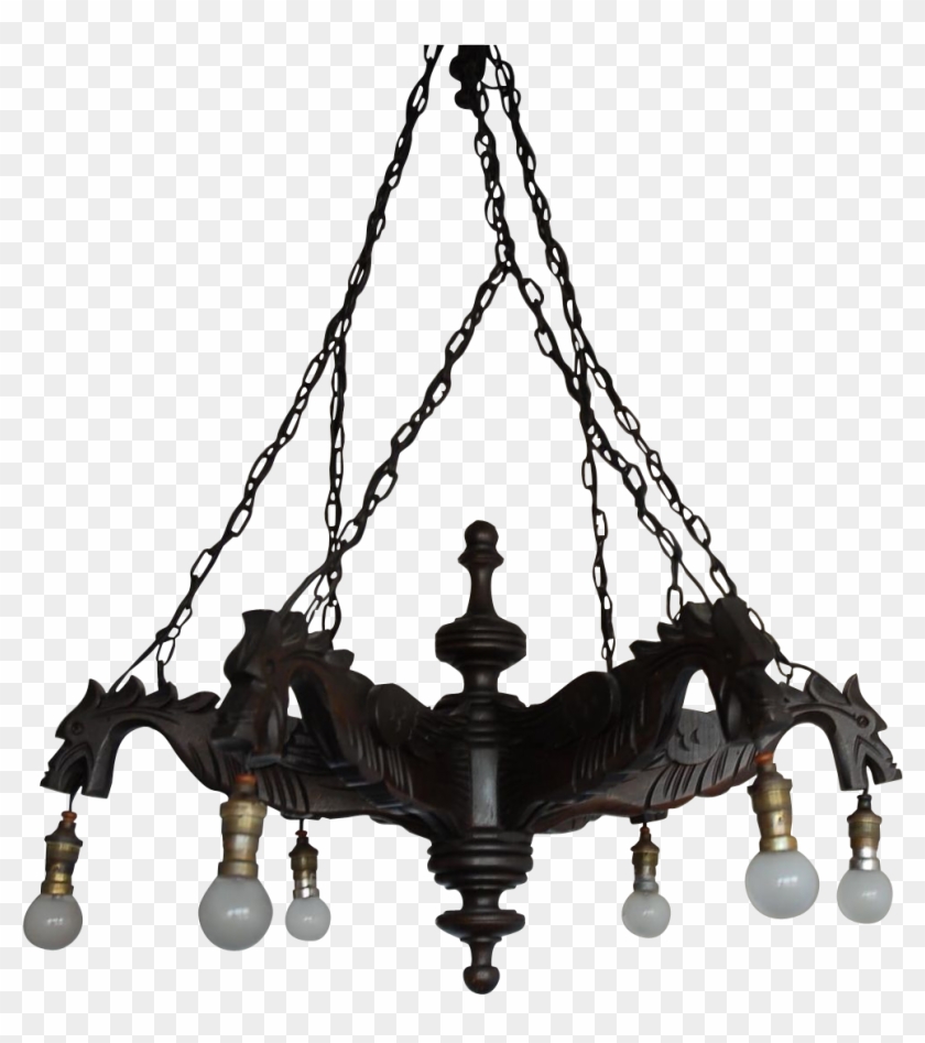 Dragon Chandeliers For Sale - Gothic Chandelier Png Transparent Clipart