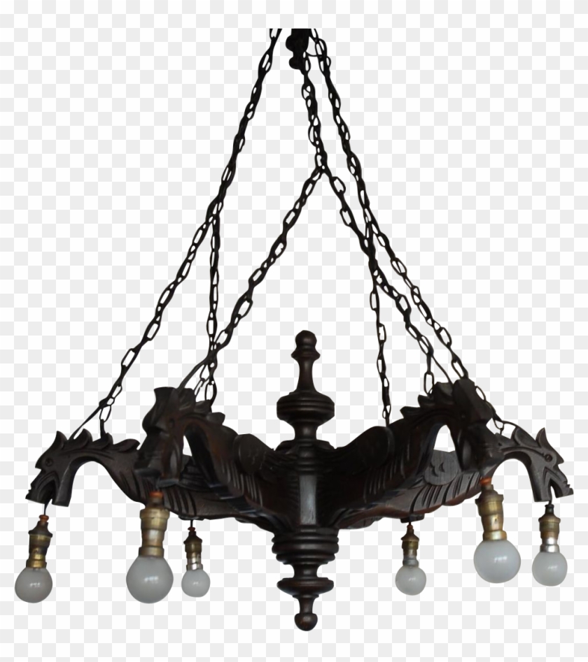 Dragon Chandeliers For Sale - Gothic Chandelier Png Transparent Clipart #187666