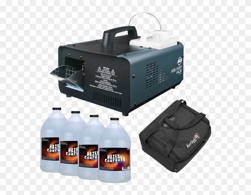 American Dj Fog Fury Faze W/case & 4 Gallons Of Haze - Adj Entourage Faze Machine Clipart