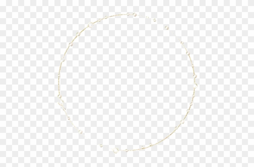 Golden Round Frame Png Transparent Image - Chain Clipart #187720