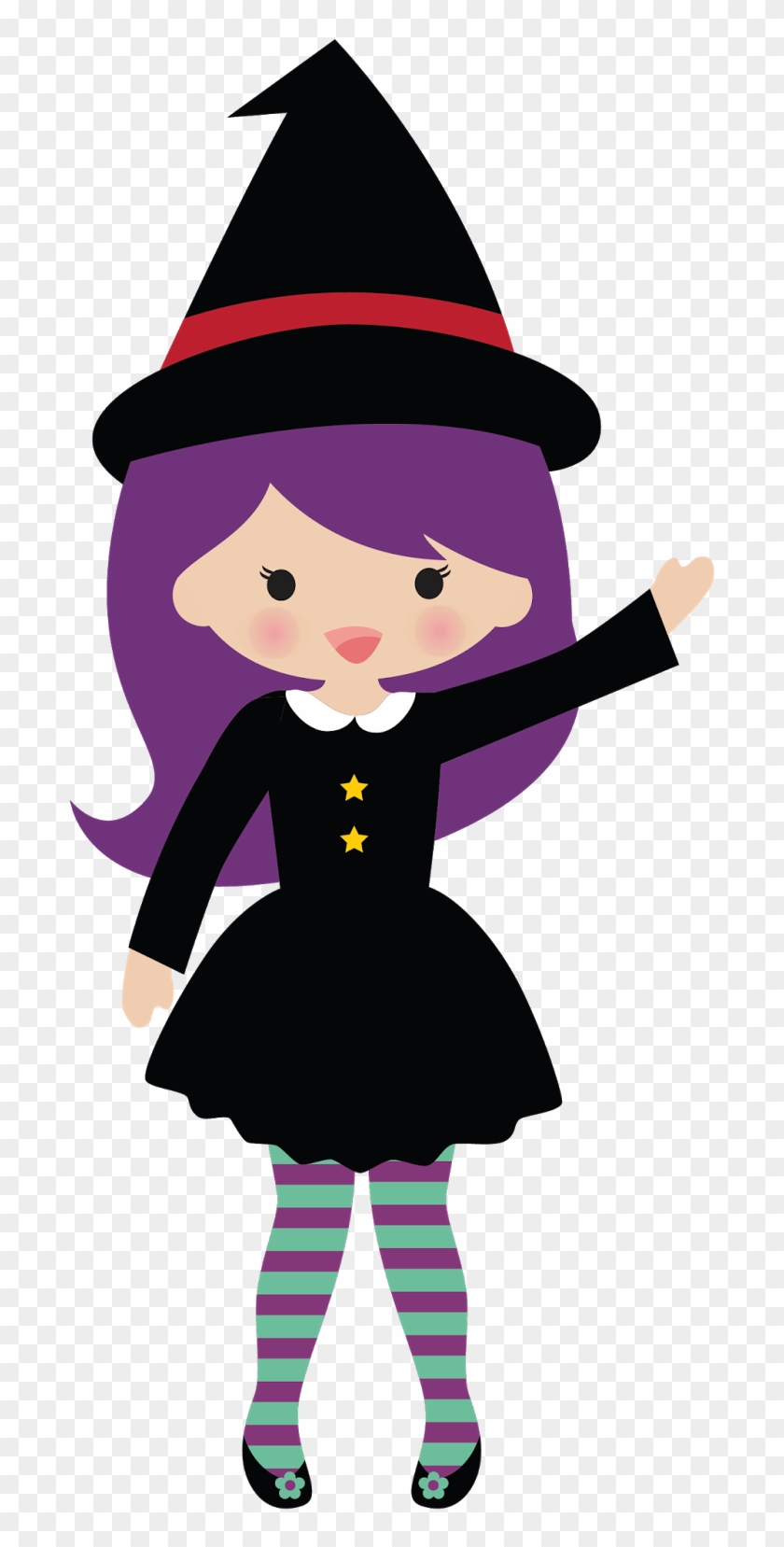 28 Collection Of Happy Halloween Witch Clipart - Cute Witch Png Transparent Png #187805
