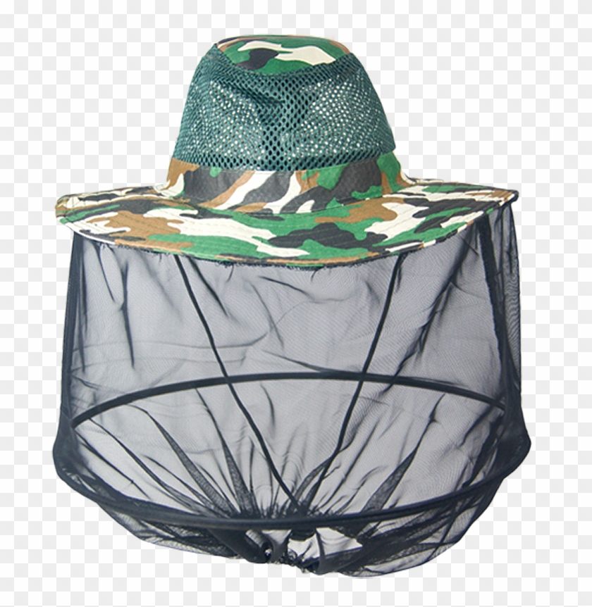 Outdoor Anti Bee Anti Mosquito Hat Men And Women Fishing - Tent Clipart #187998
