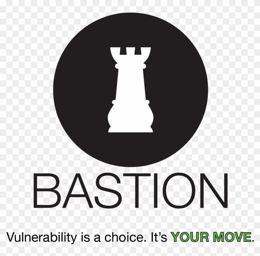 Bastionlogo Final All Black Border - Bastion Clipart #188044