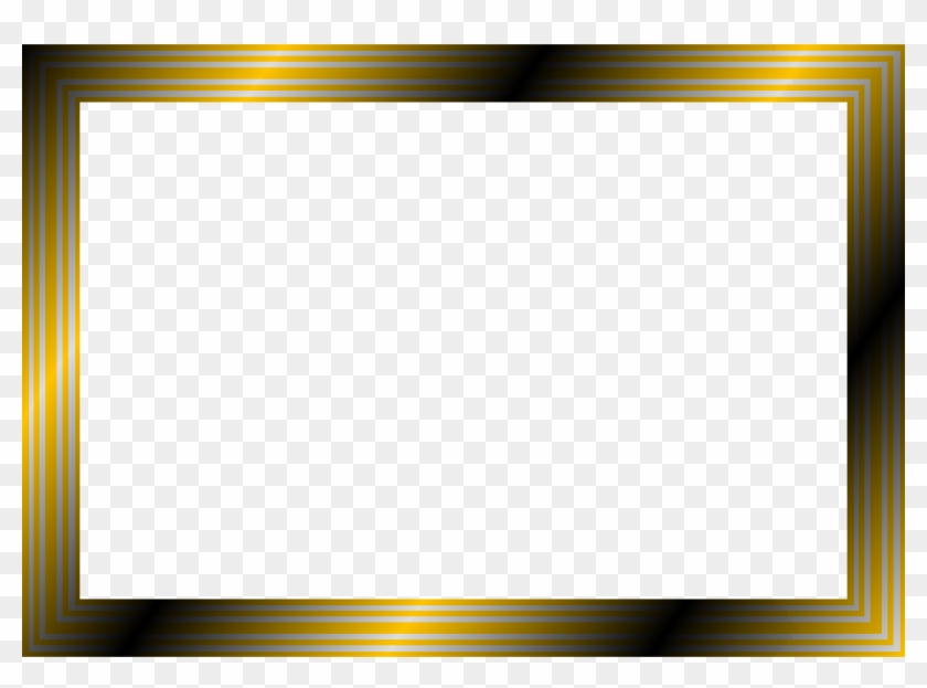 Photo Collection Gold Frame Rectangle Clipart #188114