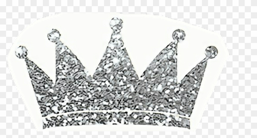 Princess Crown Glitter Silver Freetoedit Picture Free - Transparent Background Princess Png Crown Clipart #188198