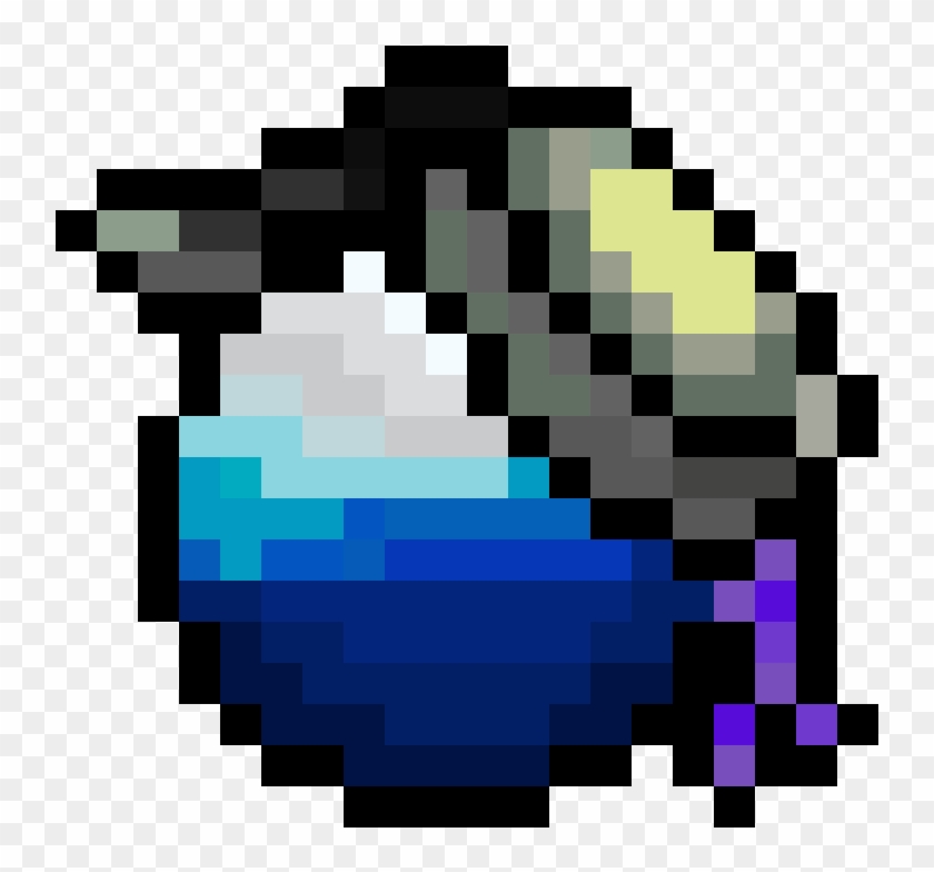 Shield Potion Png Banner Library Library - Pixel Art Minecraft Fortnite Clipart