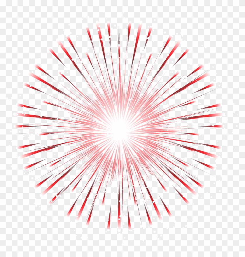 Red Firework Transparent Png Clip Art Image