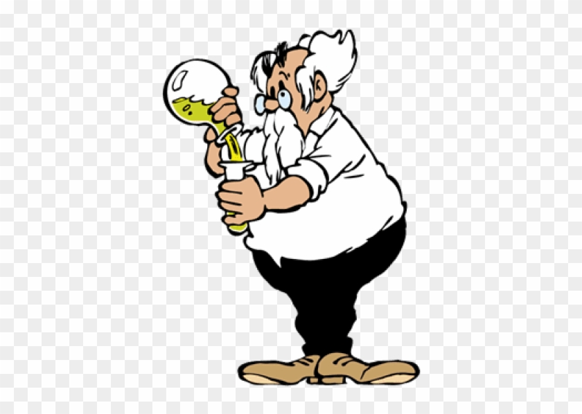 Free Png Download Professor Gobelijn Mixing A Potion - Professor Jommeke Clipart