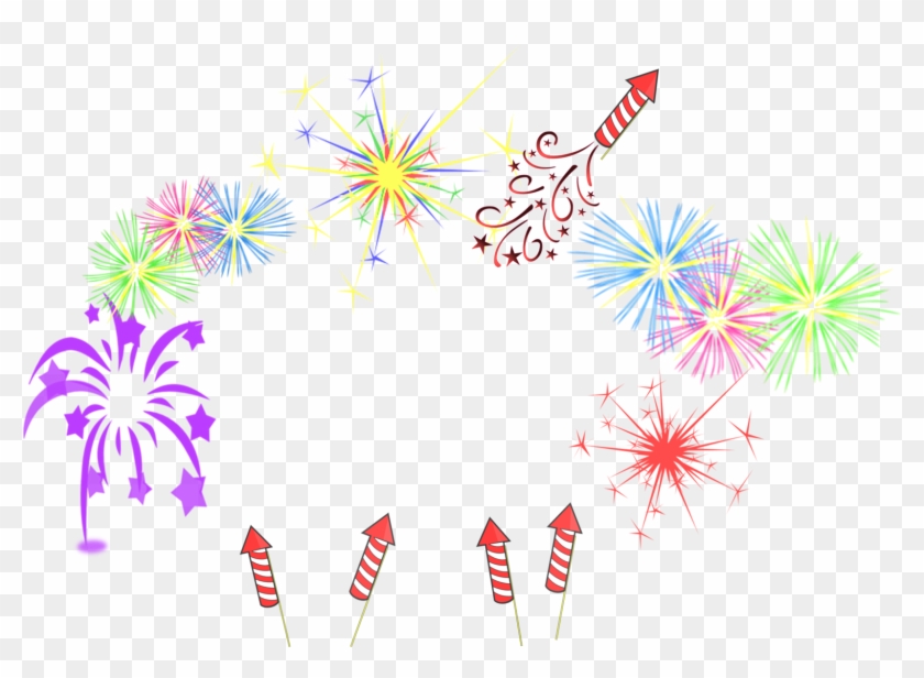 Download Fireworks Crackers Png Transparent Images - Sparkle Clip Art