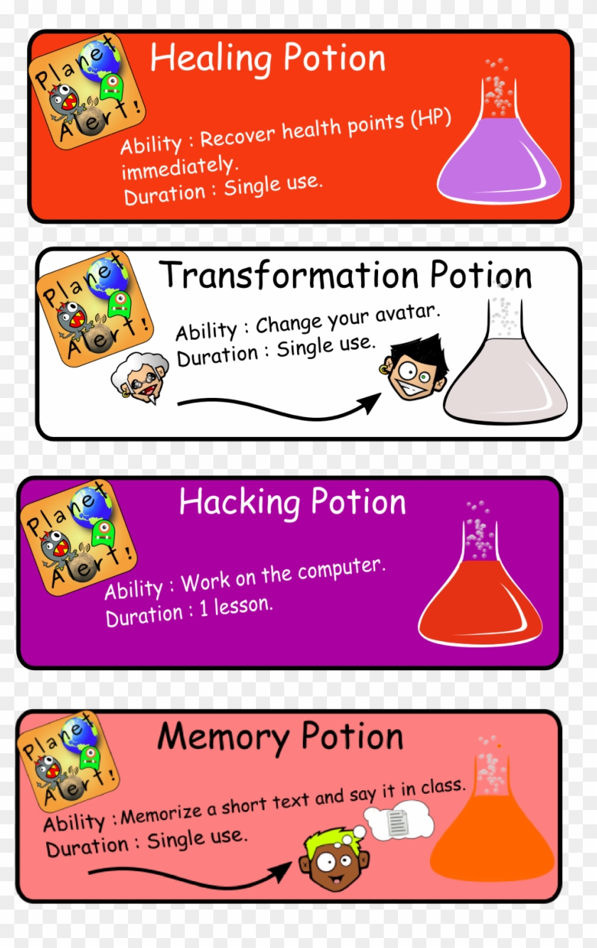 Potions-03 - Hague Bar Primary School Clipart #189425