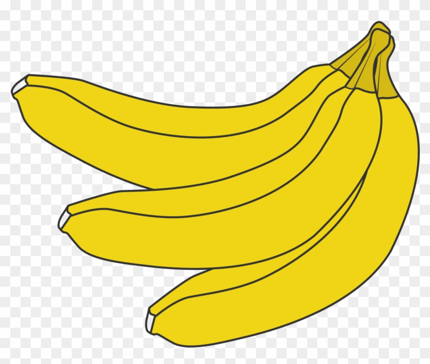Of Bananas In - Saba Banana Clipart