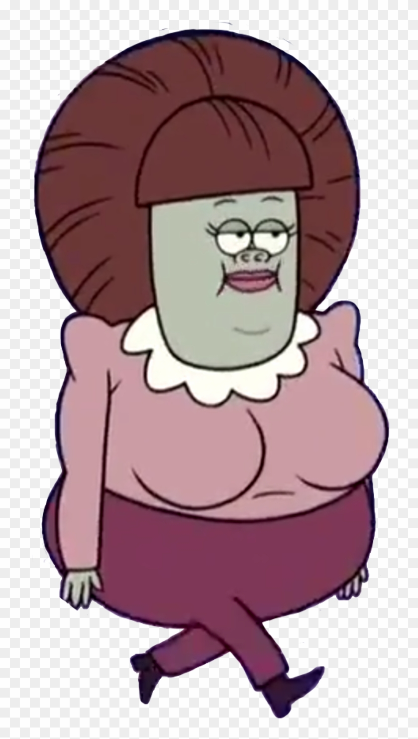 Muscle Man's Mom Clipart #189710