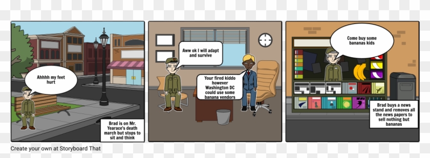 Brad's Bananas - Cartoon Clipart #189754