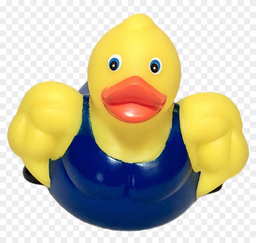 Muscle Builder Rubber Duck - Bath Toy Clipart #189804